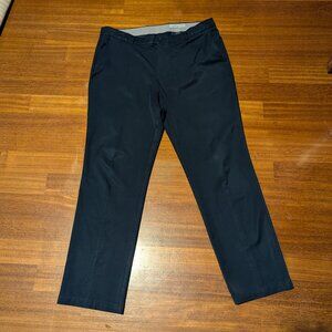 GREG NORMAN MEN'S SLACKS-NAVY- 38X32-GOOD CONDITION
